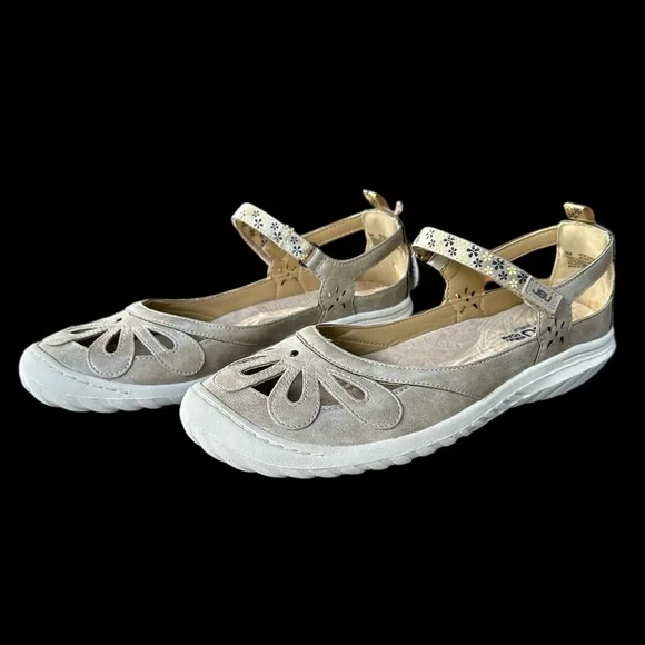 JBU by Jambu Hibiscus Casual Mary Jane Floral orthopedic comfort - Picture 1 of 12